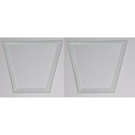AMERICAN MANTLE American Mantle FBG300 Tempered Bevelled Glass Panes for Outdoor Gaslights FBG300 FBG300